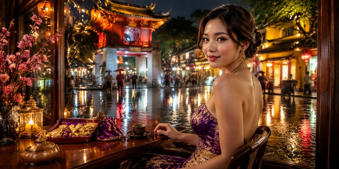 Người dùng Hà Nội kiểm tra ưu đãi và đặt cược trên điện thoại bên tách cà phê